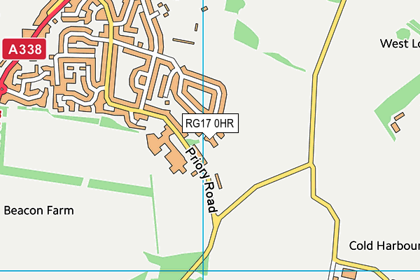 RG17 0HR map - OS VectorMap District (Ordnance Survey)