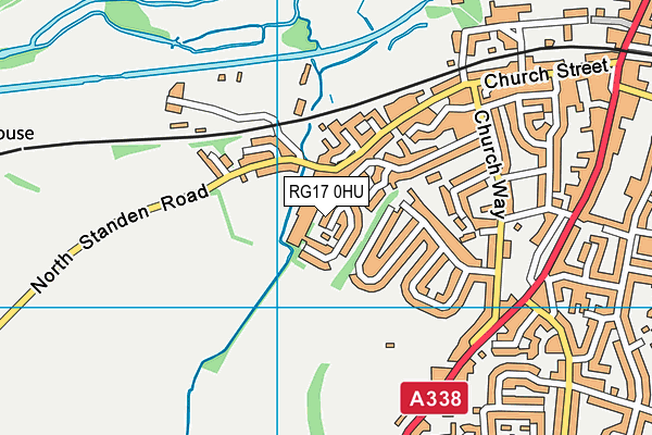 RG17 0HU map - OS VectorMap District (Ordnance Survey)