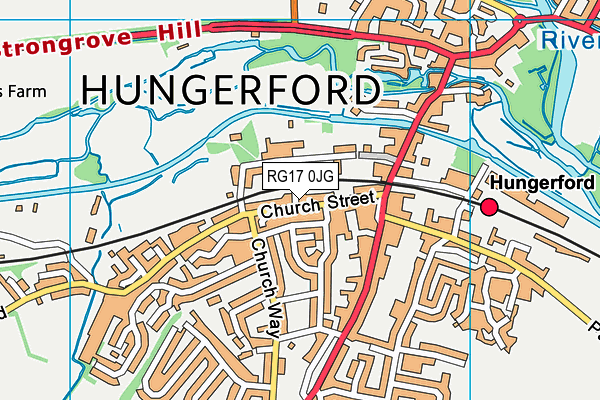 Map of COOPER & COOPER HUNGERFORD LTD at district scale