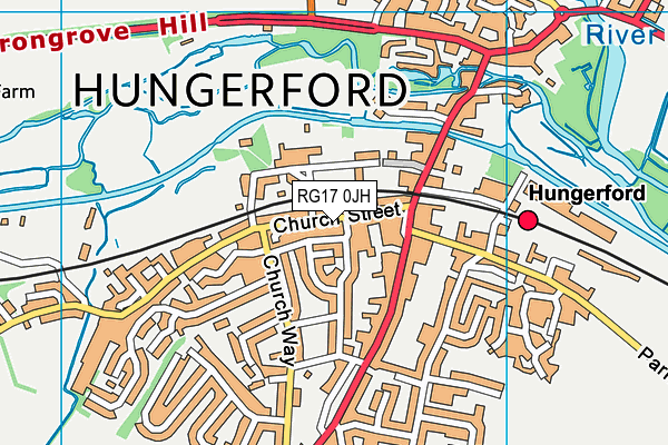 RG17 0JH map - OS VectorMap District (Ordnance Survey)