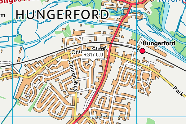 RG17 0JJ map - OS VectorMap District (Ordnance Survey)