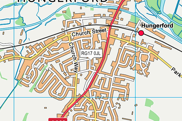 RG17 0JL map - OS VectorMap District (Ordnance Survey)