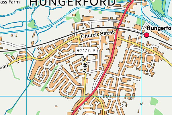 RG17 0JP map - OS VectorMap District (Ordnance Survey)