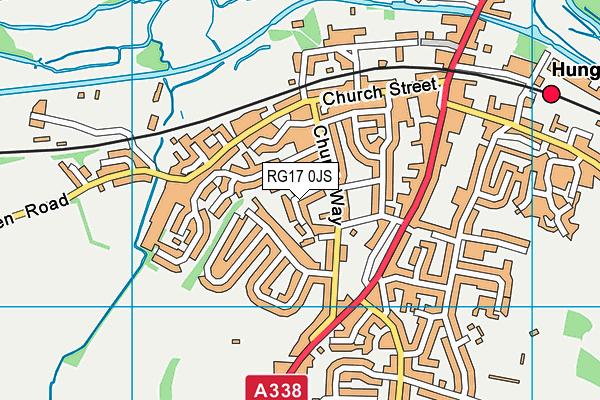 RG17 0JS map - OS VectorMap District (Ordnance Survey)