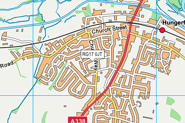RG17 0JT map - OS VectorMap District (Ordnance Survey)