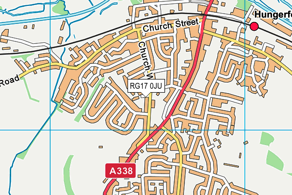 RG17 0JU map - OS VectorMap District (Ordnance Survey)