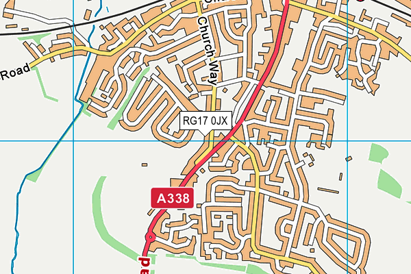 RG17 0JX map - OS VectorMap District (Ordnance Survey)