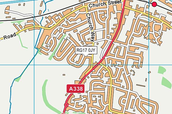 RG17 0JY map - OS VectorMap District (Ordnance Survey)