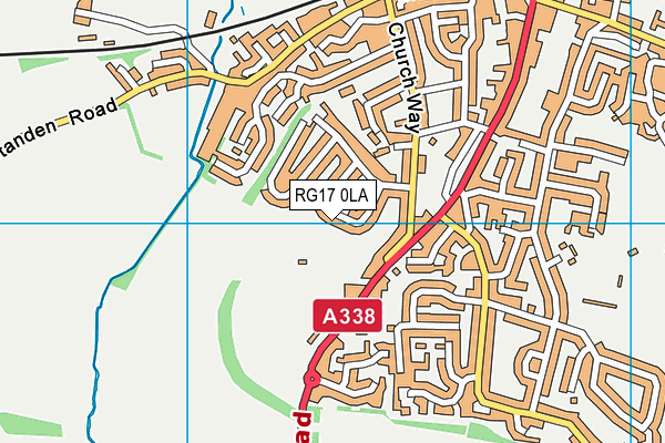 RG17 0LA map - OS VectorMap District (Ordnance Survey)