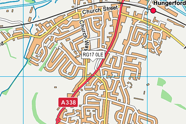 RG17 0LE map - OS VectorMap District (Ordnance Survey)