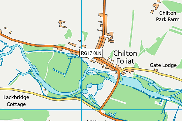 RG17 0LN map - OS VectorMap District (Ordnance Survey)