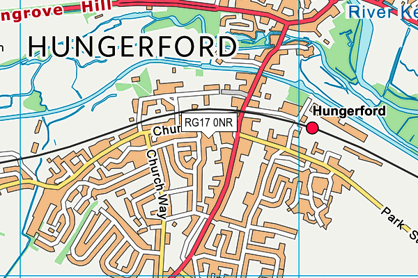 RG17 0NR map - OS VectorMap District (Ordnance Survey)