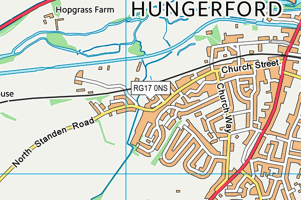 RG17 0NS map - OS VectorMap District (Ordnance Survey)