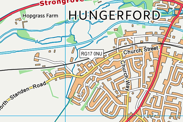 RG17 0NU map - OS VectorMap District (Ordnance Survey)