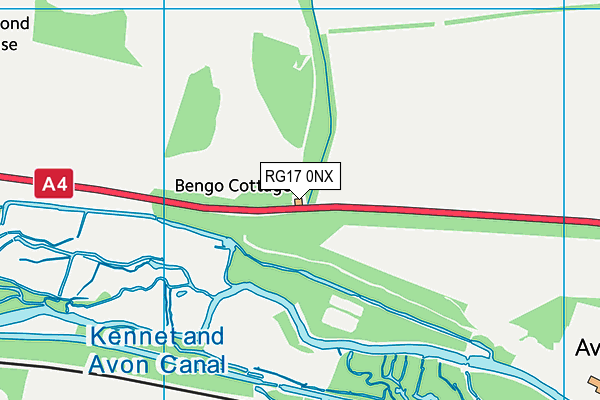RG17 0NX map - OS VectorMap District (Ordnance Survey)