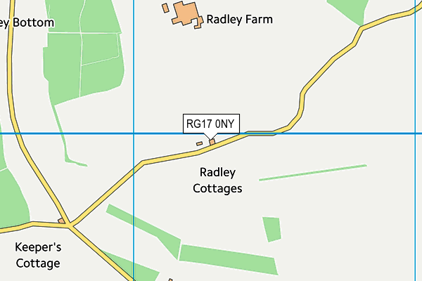 RG17 0NY map - OS VectorMap District (Ordnance Survey)