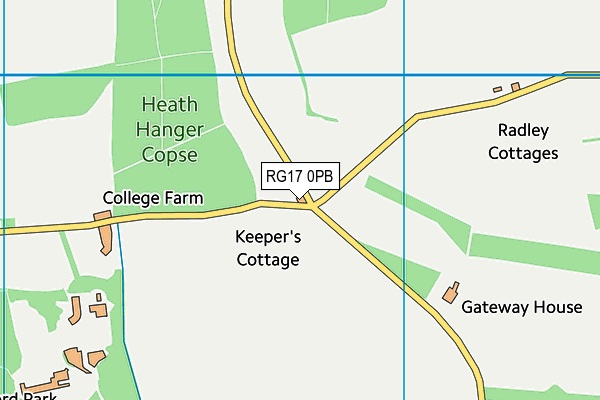 RG17 0PB map - OS VectorMap District (Ordnance Survey)