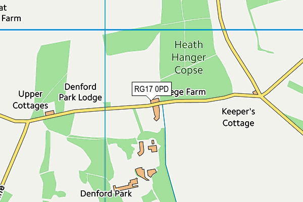 RG17 0PD map - OS VectorMap District (Ordnance Survey)