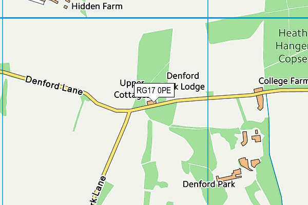 RG17 0PE map - OS VectorMap District (Ordnance Survey)