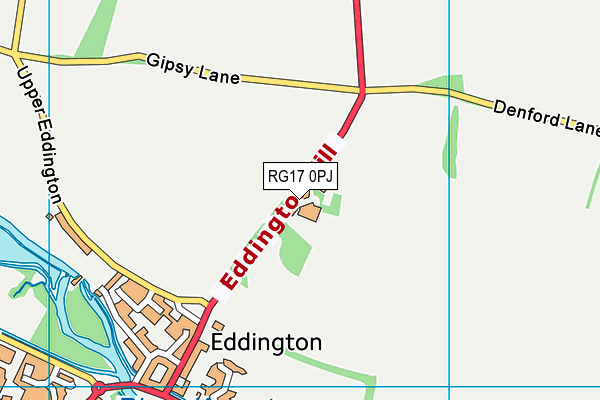 RG17 0PJ map - OS VectorMap District (Ordnance Survey)