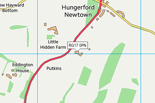 RG17 0PN map - OS VectorMap District (Ordnance Survey)