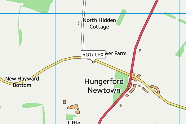 RG17 0PX map - OS VectorMap District (Ordnance Survey)