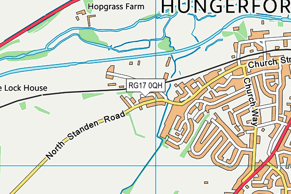 RG17 0QH map - OS VectorMap District (Ordnance Survey)