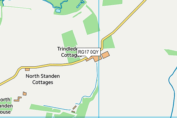 RG17 0QY map - OS VectorMap District (Ordnance Survey)