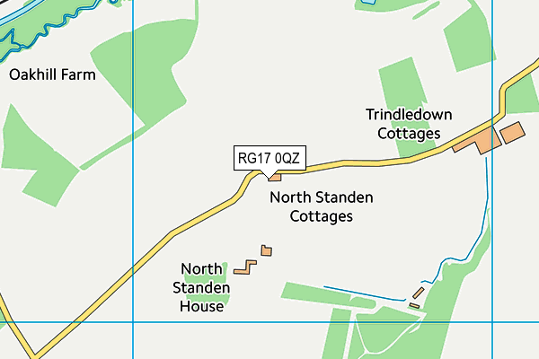 RG17 0QZ map - OS VectorMap District (Ordnance Survey)