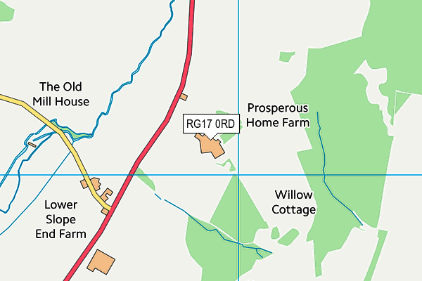 RG17 0RD map - OS VectorMap District (Ordnance Survey)