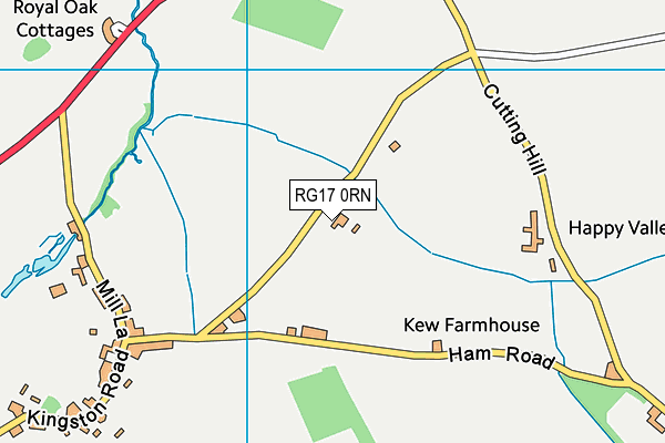 RG17 0RN map - OS VectorMap District (Ordnance Survey)
