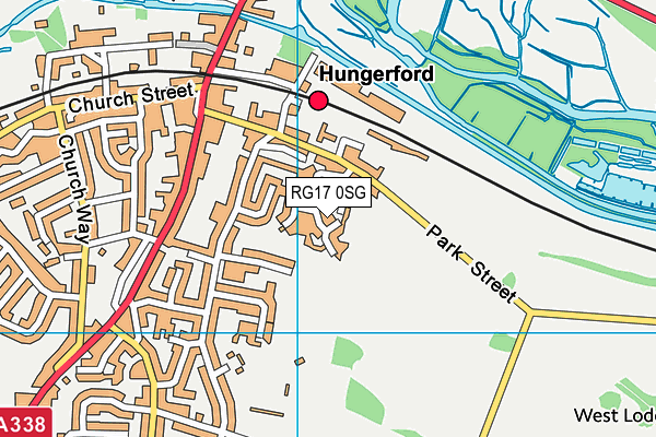 RG17 0SG map - OS VectorMap District (Ordnance Survey)