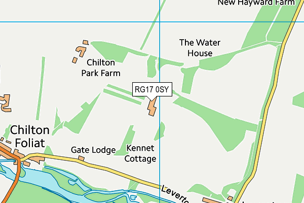 RG17 0SY map - OS VectorMap District (Ordnance Survey)