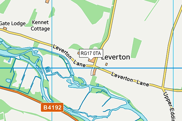 RG17 0TA map - OS VectorMap District (Ordnance Survey)