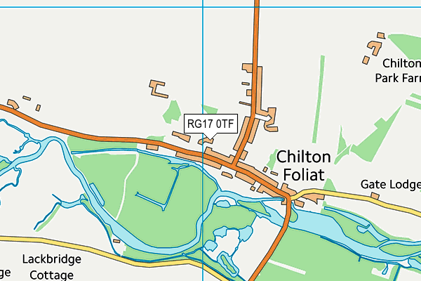 Chilton Foliat C Of E Primary School map (RG17 0TF) - OS VectorMap District (Ordnance Survey)