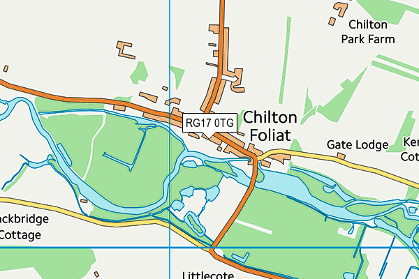 RG17 0TG map - OS VectorMap District (Ordnance Survey)