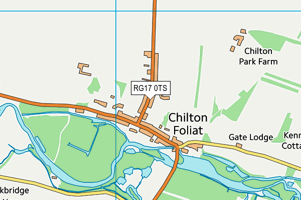 RG17 0TS map - OS VectorMap District (Ordnance Survey)