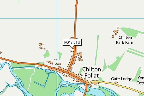 RG17 0TU map - OS VectorMap District (Ordnance Survey)