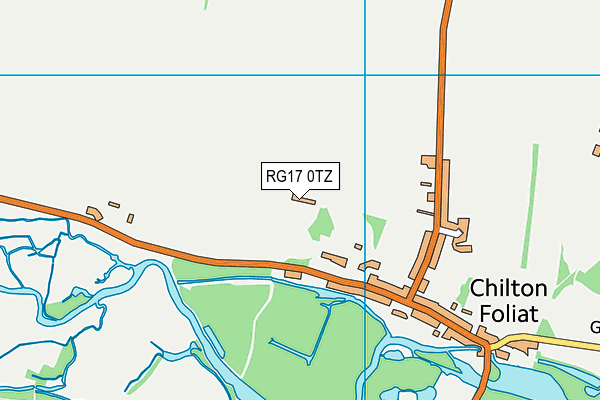 RG17 0TZ map - OS VectorMap District (Ordnance Survey)