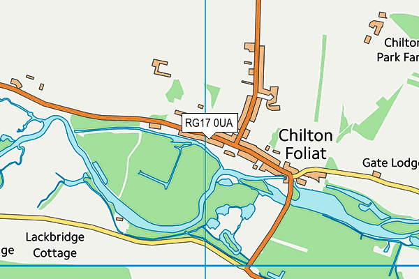 RG17 0UA map - OS VectorMap District (Ordnance Survey)