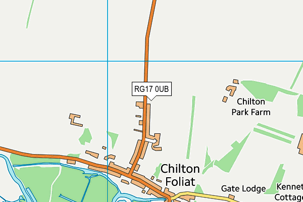 RG17 0UB map - OS VectorMap District (Ordnance Survey)