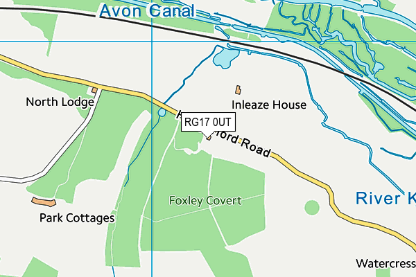 RG17 0UT map - OS VectorMap District (Ordnance Survey)