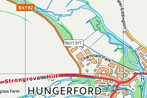 RG17 0YT map - OS VectorMap District (Ordnance Survey)