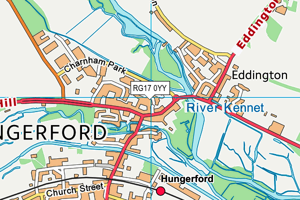 RG17 0YY map - OS VectorMap District (Ordnance Survey)