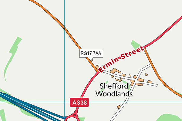 RG17 7AA map - OS VectorMap District (Ordnance Survey)