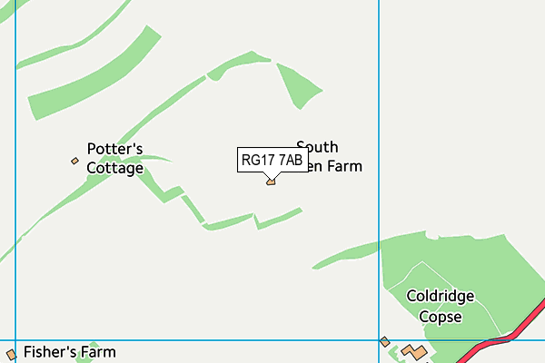 RG17 7AB map - OS VectorMap District (Ordnance Survey)