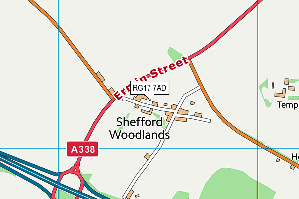 RG17 7AD map - OS VectorMap District (Ordnance Survey)