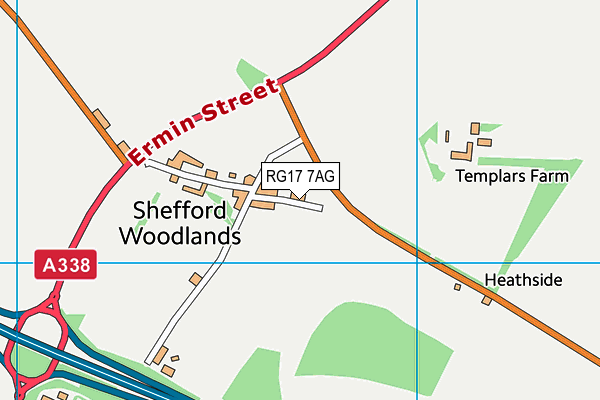 RG17 7AG map - OS VectorMap District (Ordnance Survey)