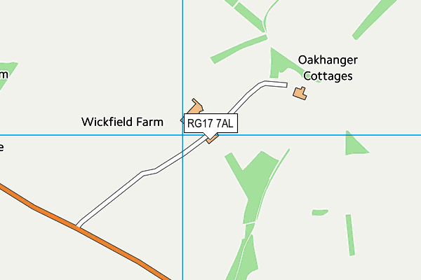 RG17 7AL map - OS VectorMap District (Ordnance Survey)