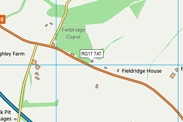 RG17 7AT map - OS VectorMap District (Ordnance Survey)